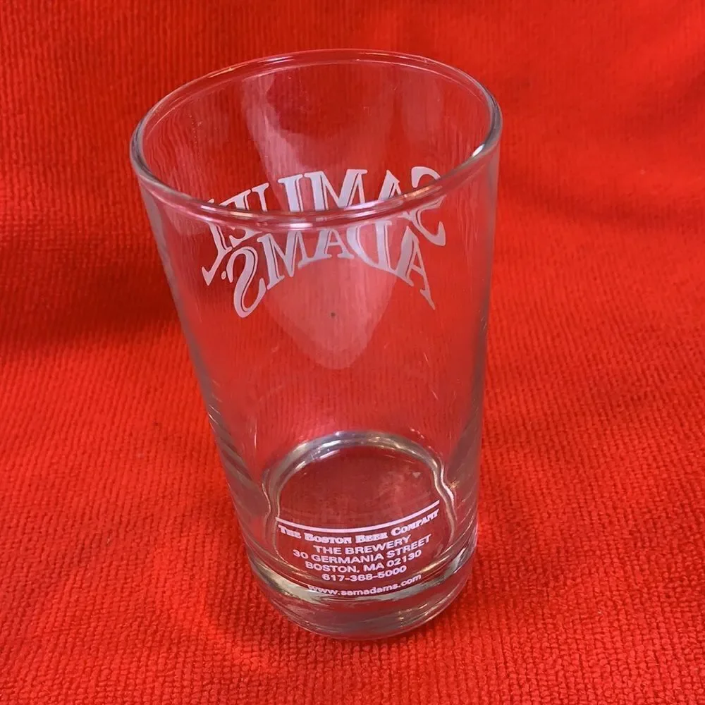Samuel Adams The Boston Beer Company Set 2 8 Ounces Each Beer Tasting Glasses